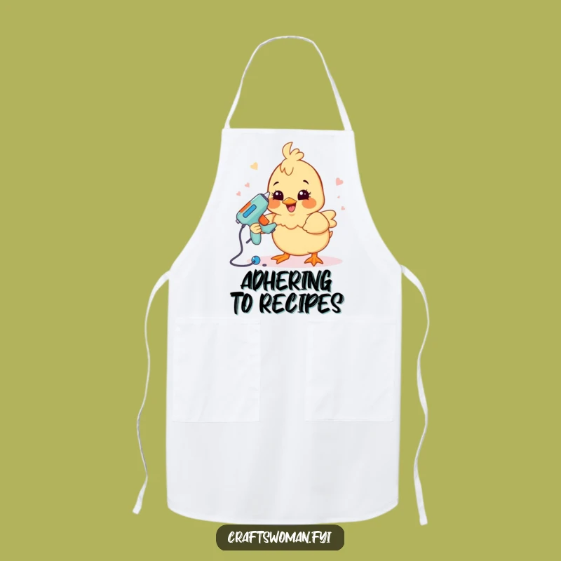 Funny Crafting Chick Apron: Hilarious Kitchen Wear for the DIY Enthusiast