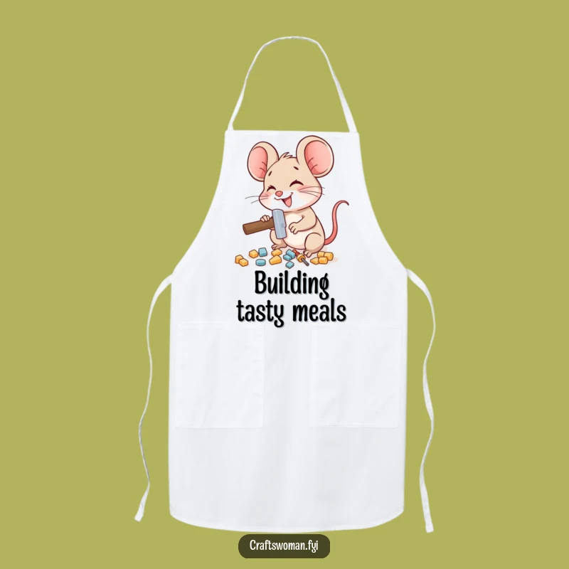Funny Mouse Assembly Apron - Precise & Hilarious Workwear