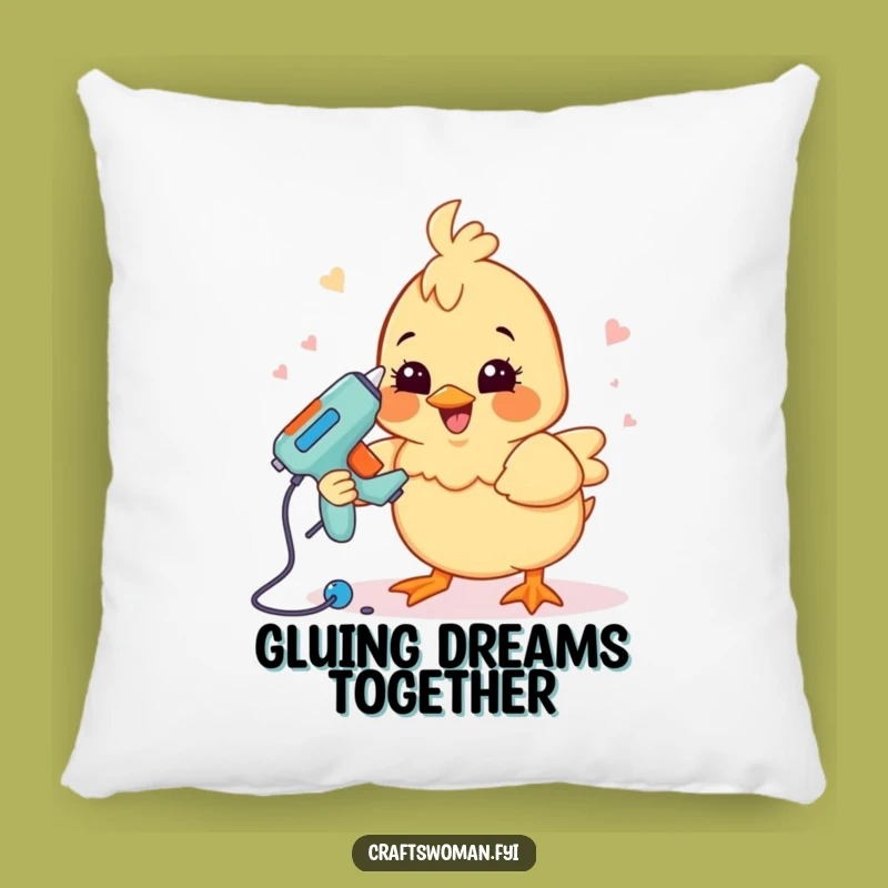 Funny Crafting Chick Pillow: Add a Hilarious Touch of DIY Comfort