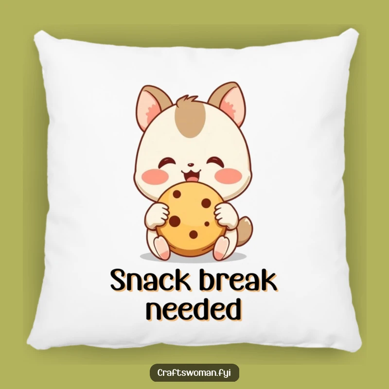 Funny Cookie Comfort Pillow: Comfy & Hilarious Accent for Any Room