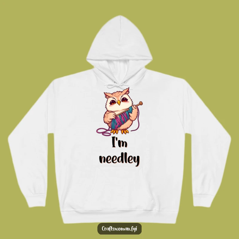 Cozy Funny Owl Hoodie - Warm Your Heart With Crafty Humor