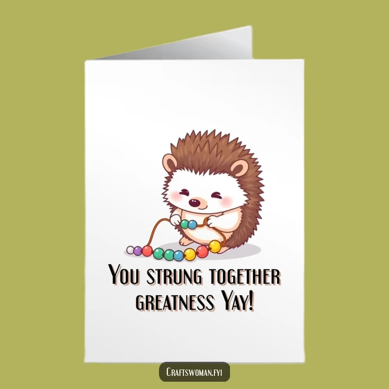 Free Printable Hedgehog Congratulations Card: Precise DIY Gift for Achievers