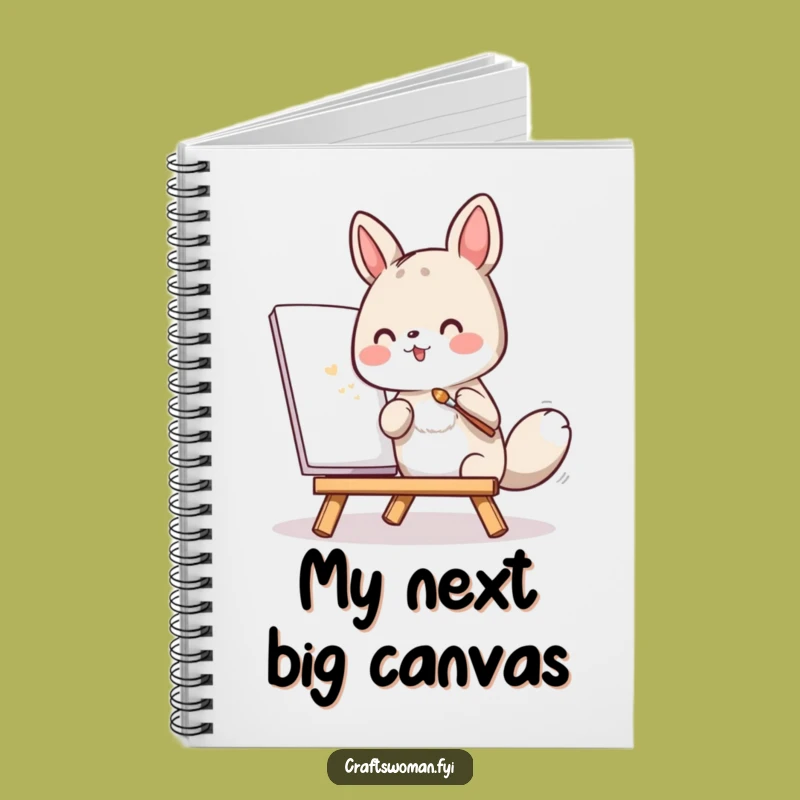 Funny Animal Artist Painting Notebook - Sketch Your Ideas, Humorous Gift