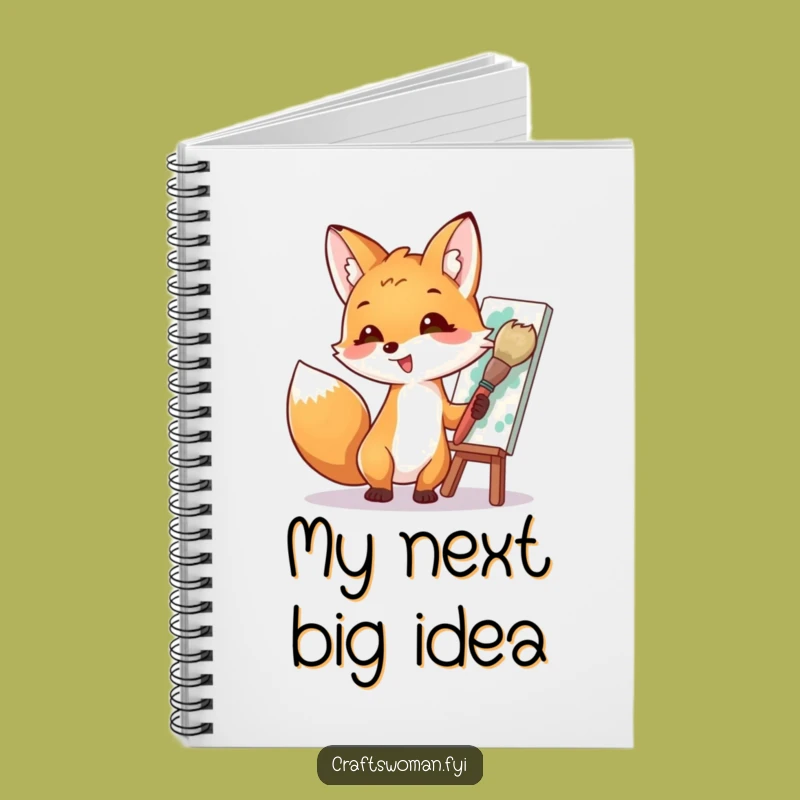 Funny Fox Artist Notebook: Jot Down Your Masterpieces with Creative Humor