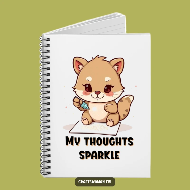 Funny Glitter Card Ideas Notebook: Hilarious Journal for Creative Plans