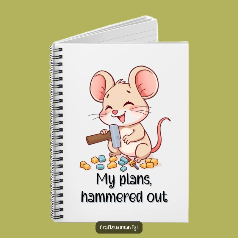 Funny Mouse Builder Notebook - Plans for Tiny Projects