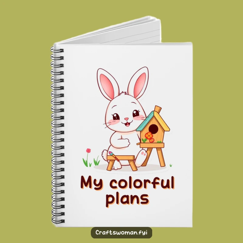 Funny Rabbit Painting Notebook: Jot Down Ideas with Artistic Joy