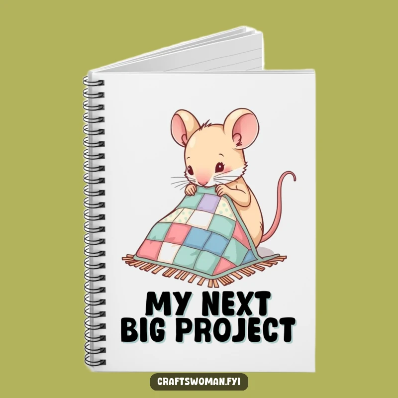 Funny Mouse Sewing Notebook - Nimble Ideas for Crafty Minds