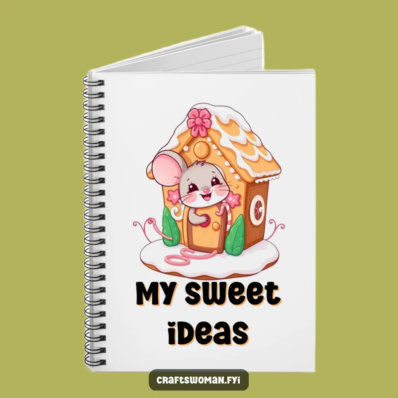 Funny Mouse's Sweet Ideas Notebook: Perfect Funny Gift for Bakers