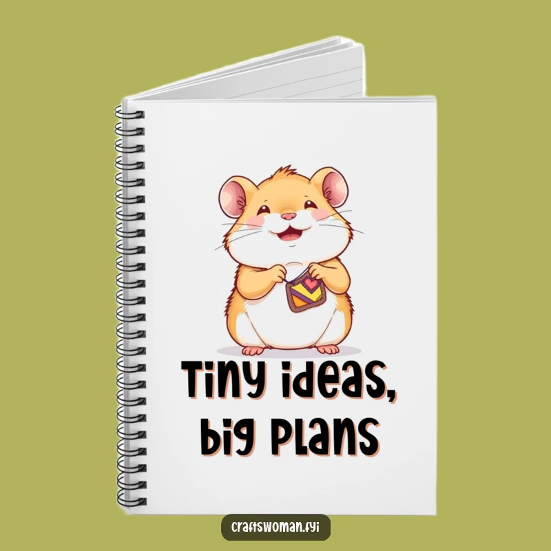 Funny Hamster Sewing Notebook: Cute Patchwork Journal for Ideas