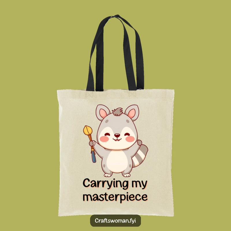 Funny Crafty Tote Bag: Cheerful Animal Carrier For Colorful Creations, Ideal Gift